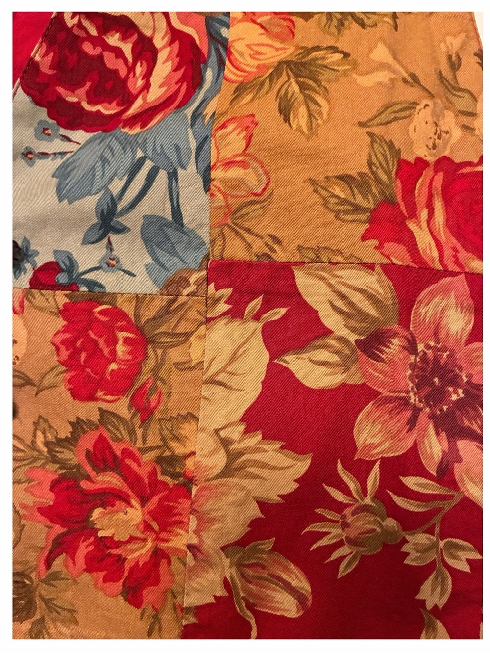 LIZ SPORT Vtg 90s Floral Patchwork Vest Sz S Petite Gramdmacore Boho Cottagecore - Picture 15 of 16